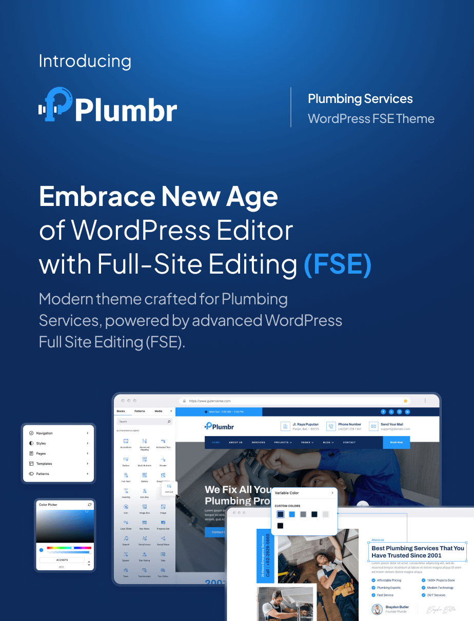 Plumbr - Plumbing Services FSE WordPress Theme - 4