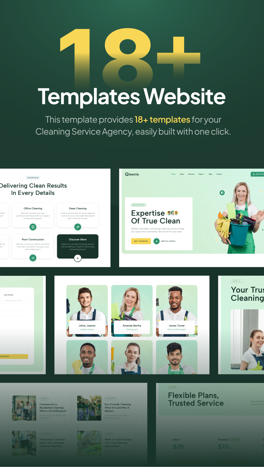 Qleenie – Cleaning Service Company FSE WordPress Theme - 5