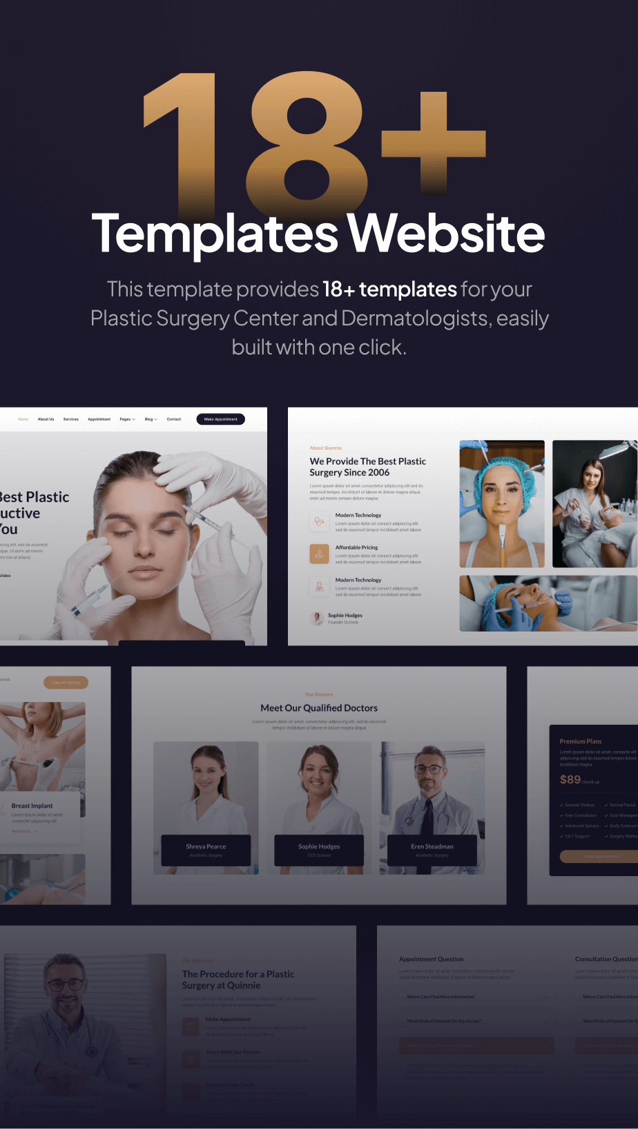 Quinnie – Plastic Surgery Clinic Gutenvese FSE WordPress Theme - 4