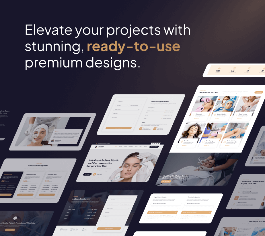 Quinnie – Plastic Surgery Clinic Gutenvese FSE WordPress Theme - 5