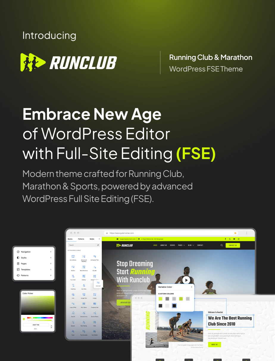 Runclub – Running Club, Marathon & Sports FSE WordPress Theme - 3