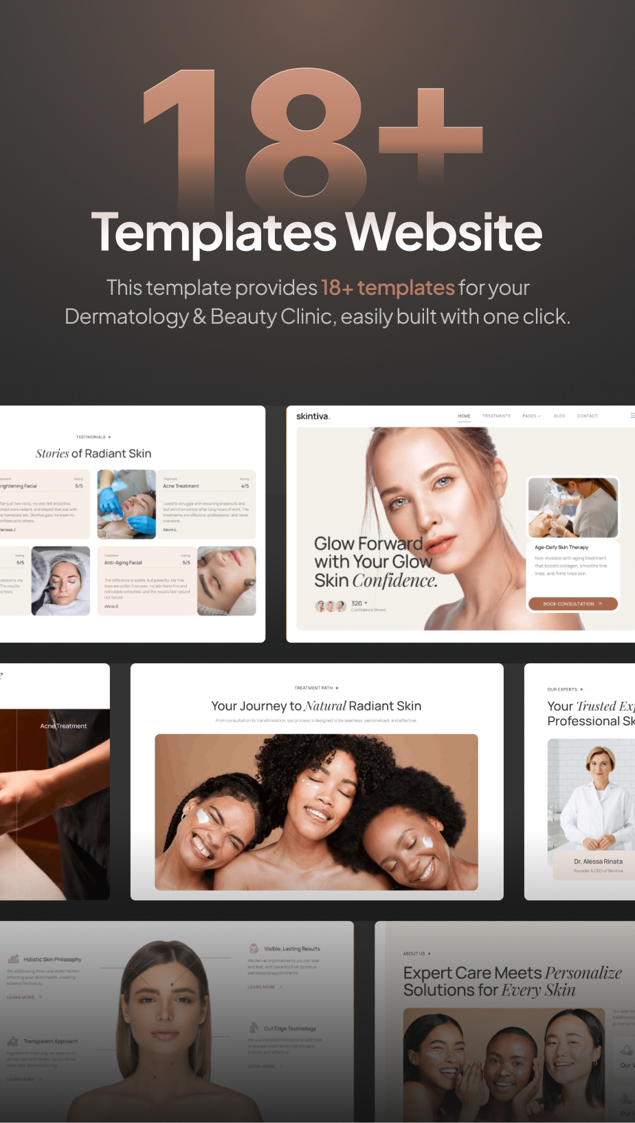 Skintiva – Dermatology & Beauty Clinic FSE WordPress Theme - 5