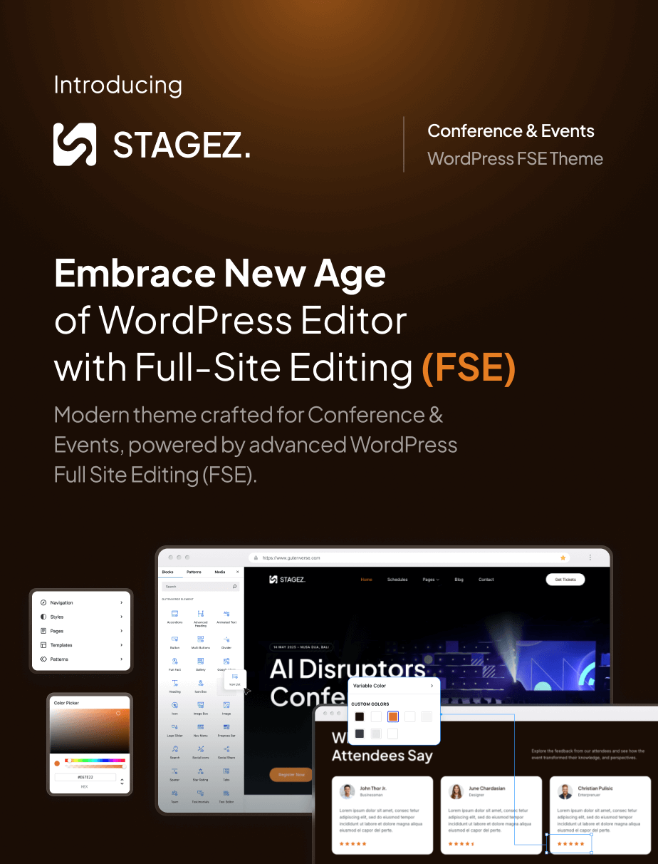 Stagez – Conference and Event FSE WordPress Theme - 4