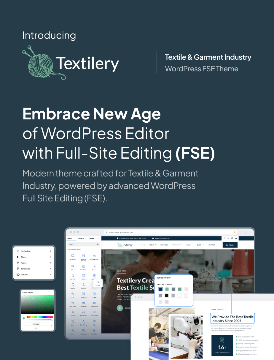 Textilery – Textile & Garment Industry FSE WordPress Theme - 4