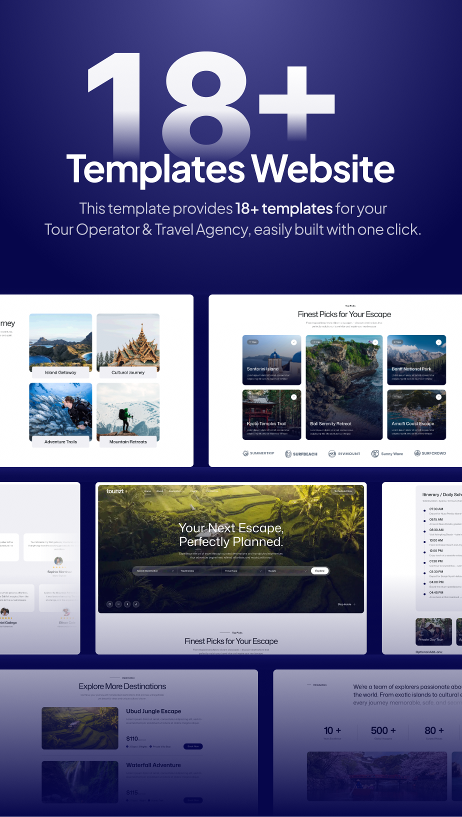 Tourizt – Tour & Travel Agency Gutenverse FSE WordPress Theme - 5