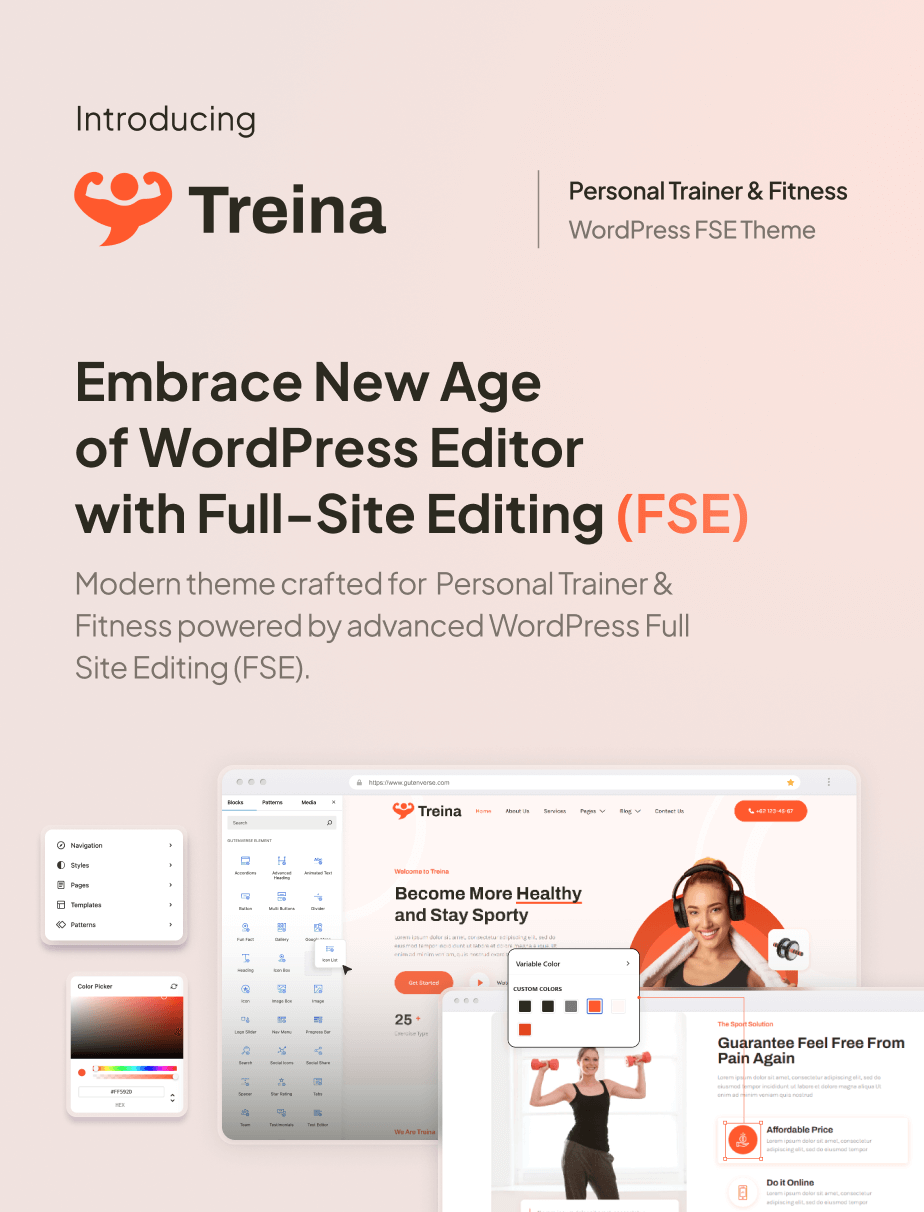 Treina – Personal Trainer & Fitness FSE WordPress Theme - 4