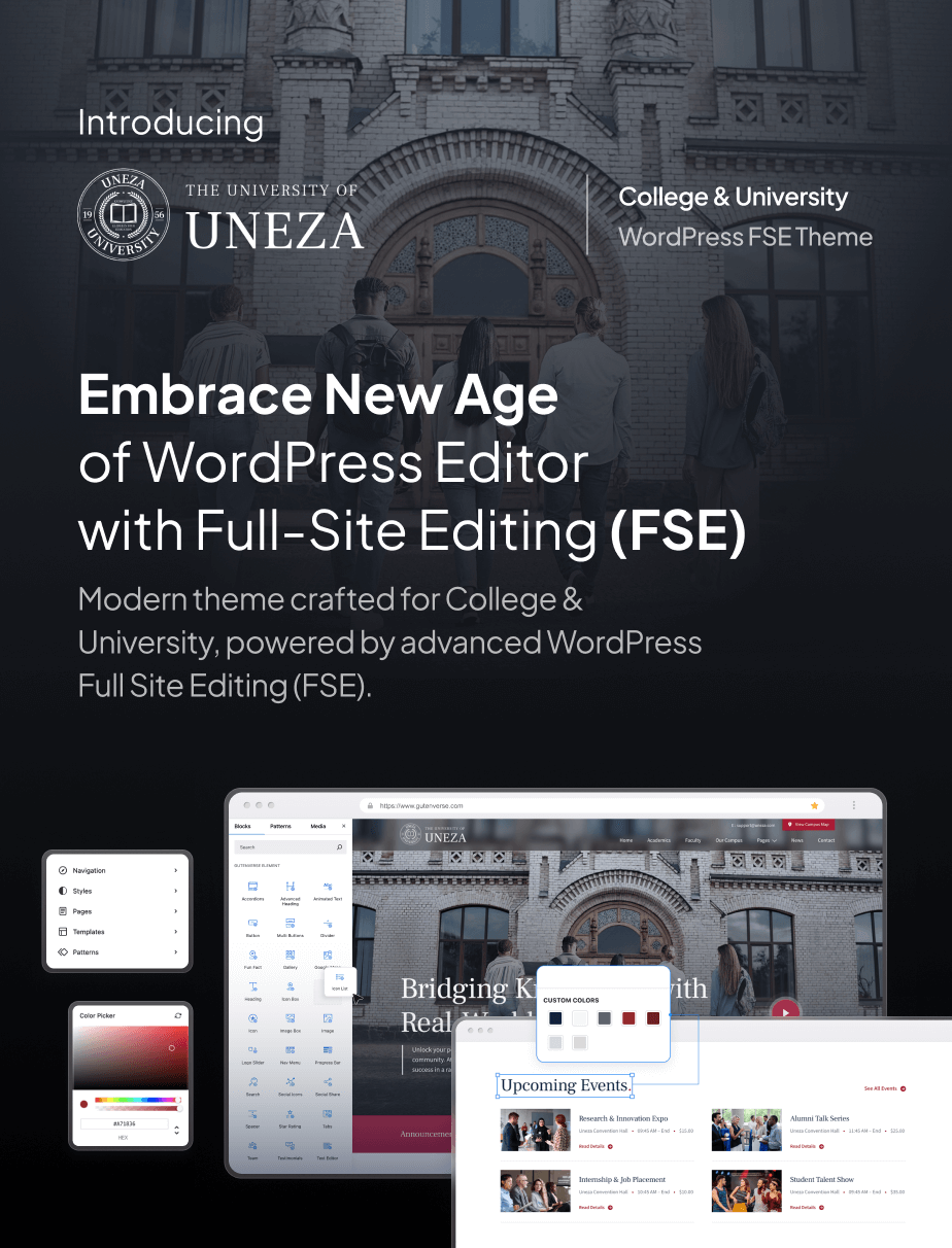 Uneza - College & University FSE WordPress Theme - 4