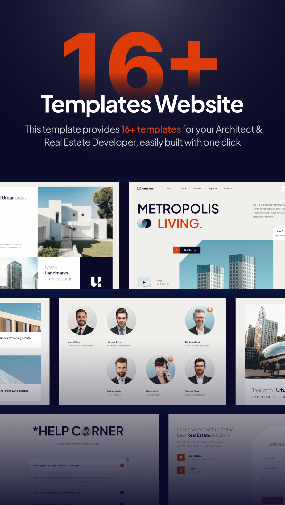 Urbanite – Architect & Real Estate Developer FSE WordPress Theme - 5