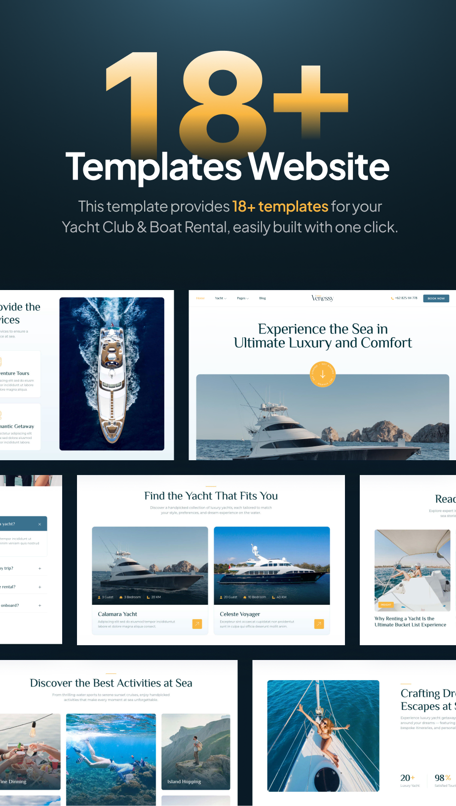 Venessy - Yacht Club & Boat Rental FSE WordPress Theme - 5