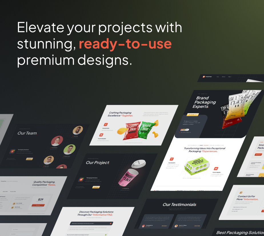 Wrapmax – Custom Packaging and Branding Agency FSE WordPress Theme - 6