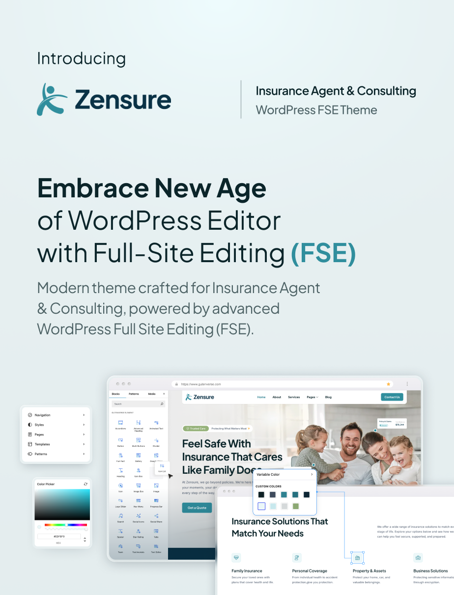 Zensure – Insurance Agent & Consulting FSE WordPress Theme - 4