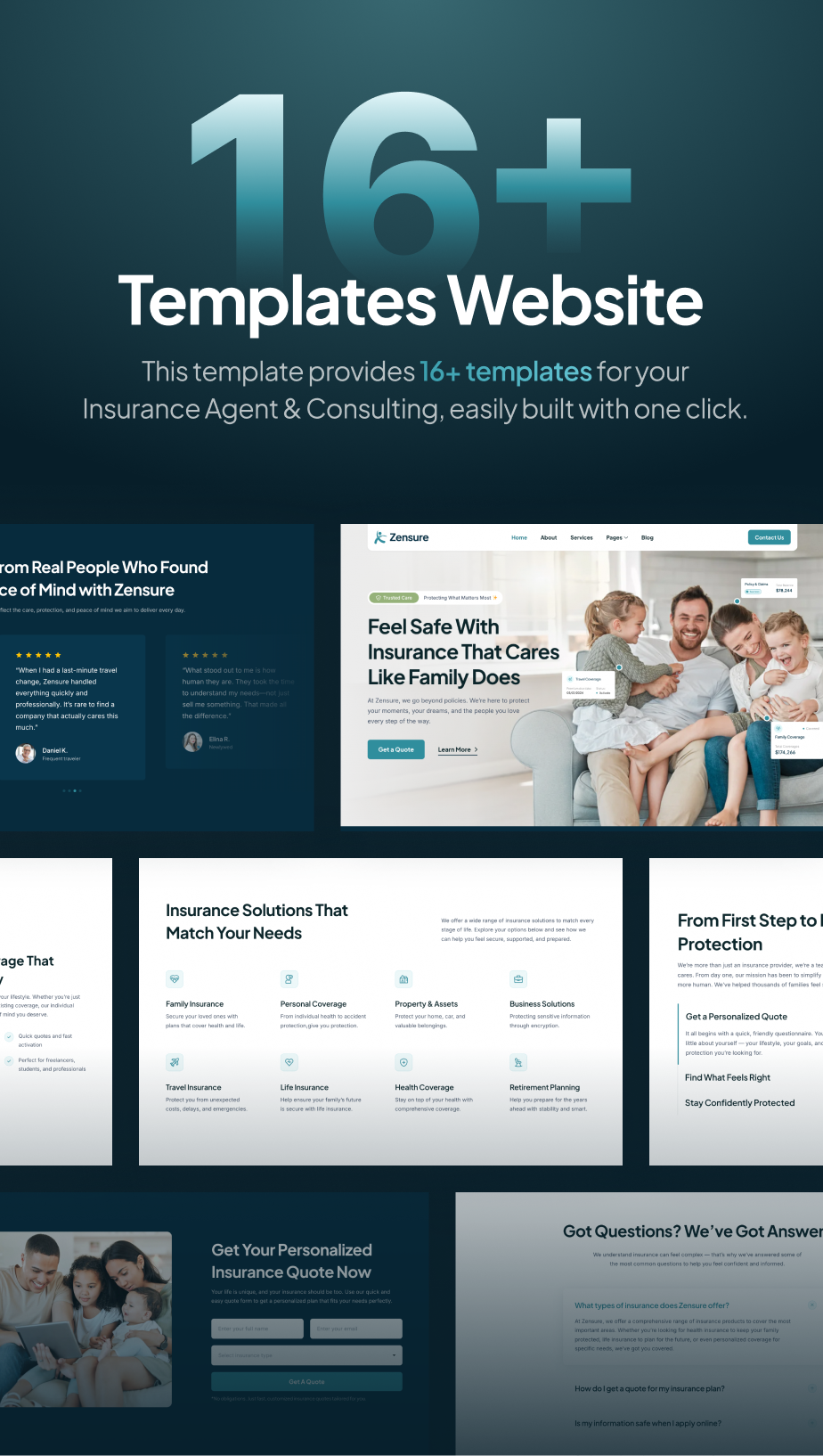 Zensure – Insurance Agent & Consulting FSE WordPress Theme - 5